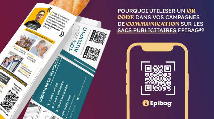 Pourquoi utiliser un QR code dans vos campagnes de communication SUR LES SACS PUBLICITAIRES EPIBAG®?